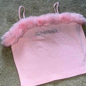 pink angel tank top